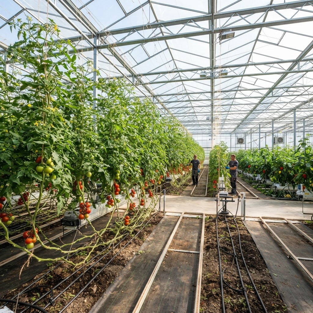 Greenhouse & drip irrigation systems